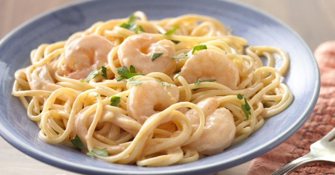 Pasta Con Camarones